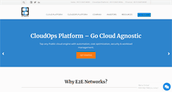 Desktop Screenshot of e2enetworks.com