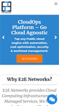 Mobile Screenshot of e2enetworks.com